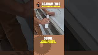 👍 Acabamento em fita de borda com um pedaço de MDF [upl. by Hgielrebmik]