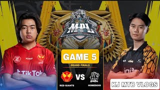 SRG vs HOMEBOIS GAME 5 MPL MALAYSIA SEASON 13  GRAND FINALS [upl. by Ahseinet]