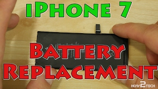 iPhone 7 Battery Replacement  Ripped Adhesive [upl. by Waddington]