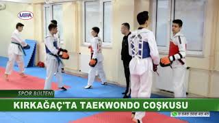 KIRKAÄAÃ‡TA TAEKWONDO COÅKUSU MANÄ°SA MEDYA TV ANA HABER BÃœLTENÄ° Haber Hakan Demir [upl. by Vetter]