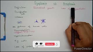 Dysplasia vs Anaplasia for UniversityNEET PG by Anish Vadhel  Neoplasia  Robbins Made Easy [upl. by Murial735]