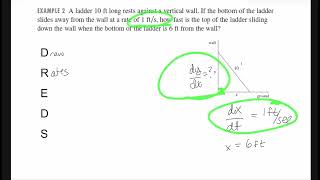 28 Related Rates calculus [upl. by Ynamrej]