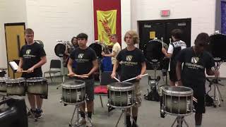 Gaffney High School Drumline Section [upl. by Brendis]