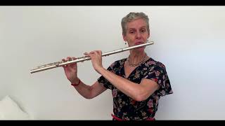 JS Bach Partita for solo flute in A minor BWV1013 Bourrée anglaise with Alison Mitchell [upl. by Ingram]