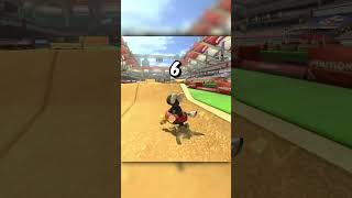 How many tricks can you get in one lap on Excitebike Arena  Mario Kart 8 Deluxe shorts [upl. by Young987]