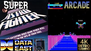 Super Astro Fighter Arcade  Data East 1981  4k Gameplay [upl. by Asilat]