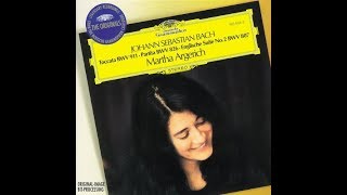 Johann Sebastian Bach Englische Suite No 2 amoll BWV 807 Martha Argerich 1979 [upl. by Rambow679]