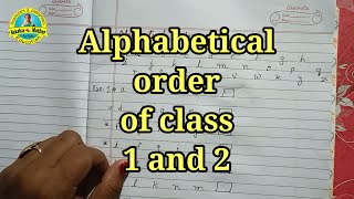 How to teach alphabetical order  alphabetical order  arrange words in ABC order [upl. by Orji324]