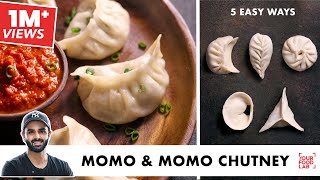 Momos Recipe  5 Ways  Spicy Momo Chutney  मोमो बनाने के आसान तरीके  Chef Sanjyot Keer [upl. by Eachelle]