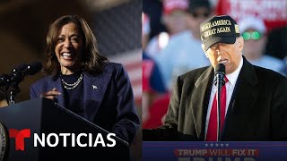 Harris y Trump emplean las últimas horas para persuadir a los votantes  Noticias Telemundo [upl. by Llib189]