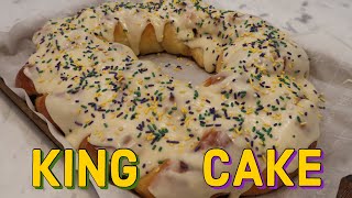 The BEST King Cake You Can Make At Home  New Orleans Recipe [upl. by Ahsein]