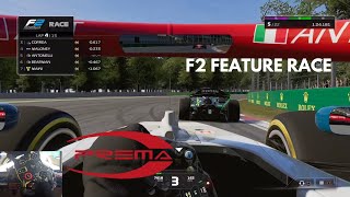 KIMI ANTONELLI PREMA F2 WIN AT MONZA ITALY 🇮🇹  F12024 F2 SPRINT COCKPIT POV [upl. by Allrud295]