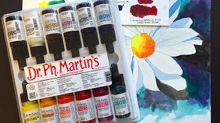 Dr Ph Martins Hydrus Liquid Watercolors [upl. by Drarrej84]