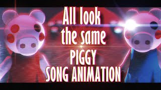 ROBLOX PIGGY SONG quotTHEY ALL LOOK THE SAMEquot HALA CG OFFICIAL MUSIC VIDEO SFM [upl. by Arbe125]