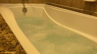 Bathtub Filling ASMR  Bathtub Filling with Whirlpool Jets Running 3 Hour Loop [upl. by Alletsyrc]