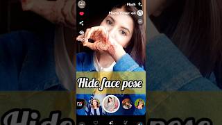 Hide face selfie pose ideas 💡 Must try ytshorts short feed viralshorts [upl. by Aneert46]