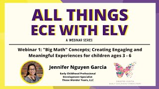 ECERS 3 quotBig Mathquot Concepts Creating Engaging and Meaningful Experiences for children ages 3  6 [upl. by Nuri]