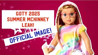 American Girl News amp Leaks Girl of the Year GOTY 2025 Summer McKinney First Official Image [upl. by Idnak]