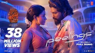 PEELINGS Telugu Lyrical Video  Pushpa 2 The Rule  Allu Arjun  Rashmika Mandanna  Sukumar  DSP [upl. by Laurella84]