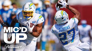 Micd Up JK Dobbins quotEddie Murphy Just Got A Pickquot  LA Chargers [upl. by Narine]