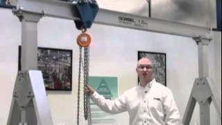 Aluminum Gantry Crane Video [upl. by Rees]