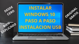 ✅ El modo correcto de Instalar Windows 10 Desde USB Desde Cero Actualizado y Original 2024 [upl. by Azilanna693]