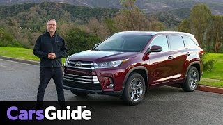 Toyota Kluger 2017 review  first drive video [upl. by Nevaeh917]