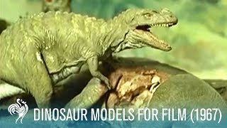 Prehistoric Horrors Aka Dinosaur Models For Film 1967  British Pathé [upl. by Eelatsyrc]