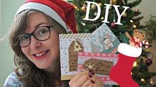 Hoe ik kerstkaartjes maak  DIY met Action papier [upl. by Mullins]