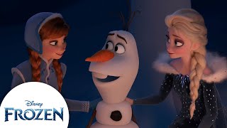 Olaf is Anna and Elsas Holiday Tradition  Frozen [upl. by Werra]