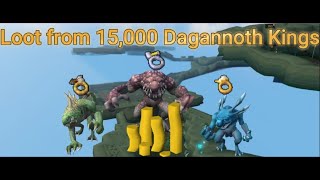 Loot from 15000 Dagannoth Kings Kills  Insane GP Per Hour amp Low Effort RS3 [upl. by Amadis]