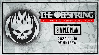 The Offspring  Canada Life Centre  Winnipeg MB 111822 [upl. by Llabmik]