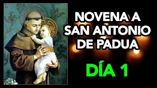 MILAGROSA NOVENA a SAN ANTONIO DE PADUA DÍA 1  Fe y Salvación [upl. by Orecic435]