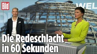 TV Duell Alice Weidel vs Sahra Wagenknecht [upl. by Dorothee]