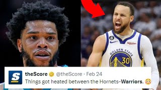 NBA FANS REACT TO GOLDEN STATE WARRIORS BEATING CHARLOTTE HORNETS  WARRIORS VS HORNETS [upl. by Nirej]