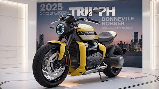 First Look The AllNew 2025 Triumph Bonneville Bobber Finally Reveal  Top Speed [upl. by Hedi]