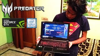 Acer Predator helios 300 i5 8th Gen 1050ti Gaming Laptop Unboxing amp Review [upl. by Cul]