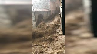 La Sardaigne frappée par des inondations [upl. by Tace]