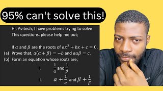 Formation Of Quadratic Equations Using Symmetric Function Of Roots [upl. by Olivann]