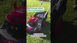 Bei Unkraut lüften oder Vertikutieren😉 foryou lawn garten [upl. by Efrem652]