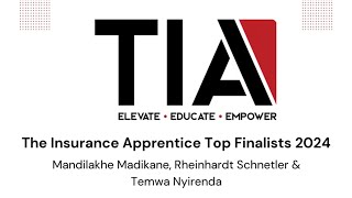 Top Finalists for 10 Years of TIA Pt 10  Mandilakhe Madikane Rheinhardt Schnetler amp Temwa Nyirenda [upl. by Syd]