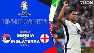 HIGHLIGHTS  Serbia vs Inglaterra  UEFA EURO 2024  J1  TUDN [upl. by Byers]