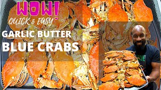 How To Cook Garlic Butter Blue Crabs [upl. by Alyosha873]