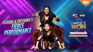 Florina amp Priyanka Full Dance Performance  PREFINALE  Dance IKON  Ohmkar  ahaVideoIN [upl. by Bonar]