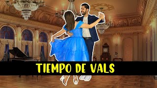 TIEMPO DE VALS  COREOGRAFÍA PASO A PASO 💃🕺❤️ [upl. by Zischke]