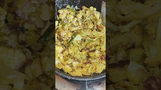 Shorts Fulkopi vaji recipe  Cauliflower fry recipe  Bangladeshi style cauliflower fry [upl. by Adnale]