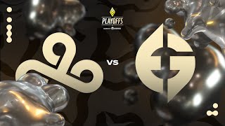 C9 vs EG  LCS Summer Playoffs  Upper Bracket Round 2  Game 1 2023 [upl. by Lenni]