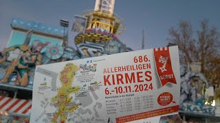 Aufbau Video  Allerheiligenkirmes Soest 2024 [upl. by Inoliel]