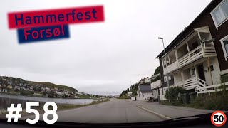 Hammerfest  Forsøl Driving Norway 58 [upl. by Veejar887]