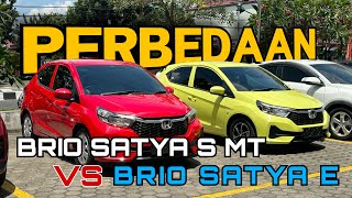 Perbedaan Brio Satya S MT vs Brio Satya E MTCVT hondaisme hondabrio briosatya brio [upl. by Pritchett]